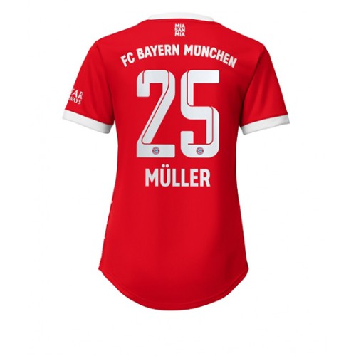 Dres Bayern Munich Thomas Muller #25 Domaci za Žensko 2022-23 Kratak Rukav